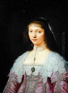 Portrait of a Young Woman by Jacob Fransz van der Merck