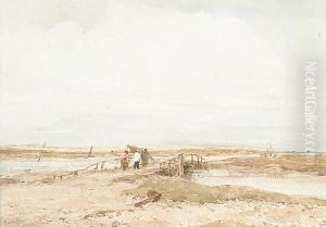 On The Norfolk Coast, Blakeney by Claude Hayes