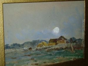 Moonlit Farmyard Moonlit Farmyard