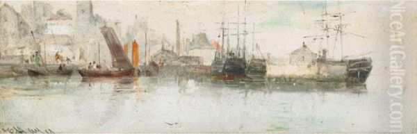 Shipping Off A Town Port - view 1