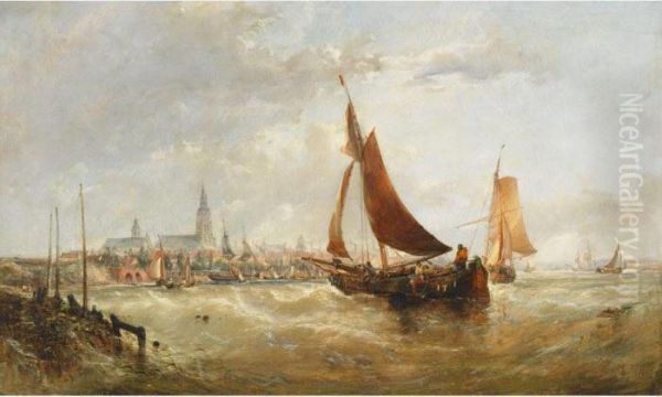 Entrance To Antwerp Harbour - view 1