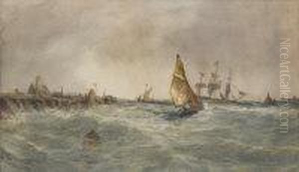 Shipping Off The Coast - view 1