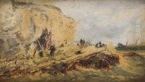Flamboro' Head, Yorkshire by Edwin Hayes