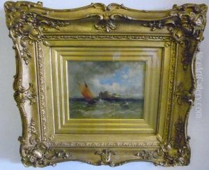 Sailing Vessels On A Choppy Sea