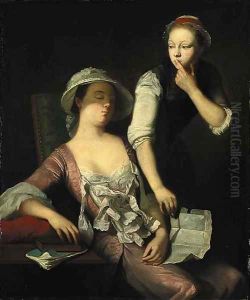 Stealing the letter by Henry Robert Morland