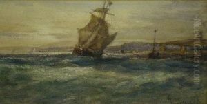 A Sailing Ship Off Dublin Bay