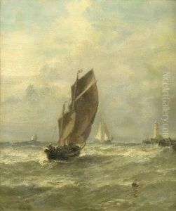 Fishing Boats, Boulogne by Edwin Hayes
