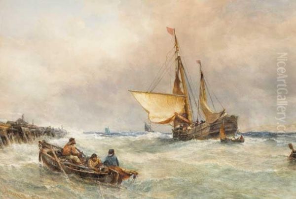 Fishing Boats In A Swell - view 1