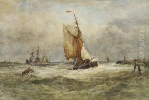 Dutch Fishing Boats On The Zuider Zee