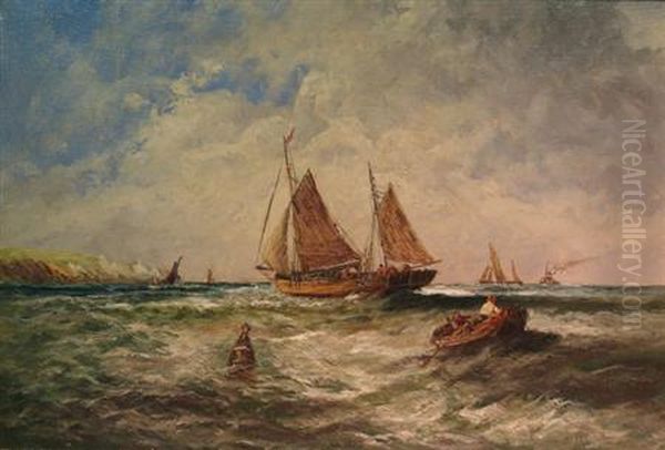 Shipping Off The Irish Coast - view 1