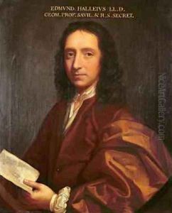 Portrait of Edmond Halley 1687 by Thomas Murray