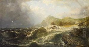 Wreckage Off The Shore by Edwin Hayes