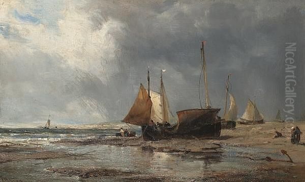 Beached Fishing Boats - view 1