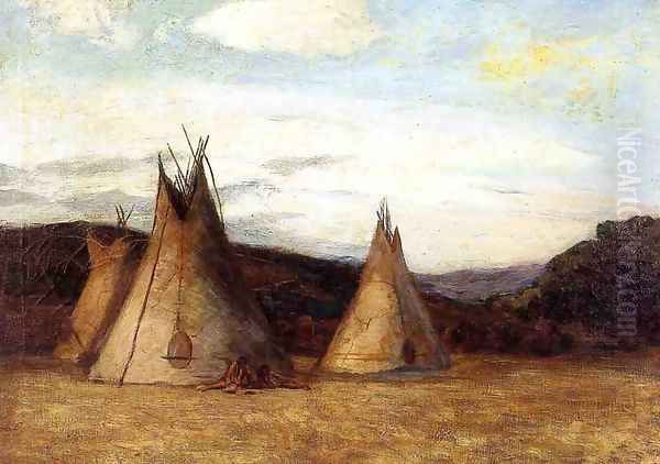 Indian Encampment - view 1
