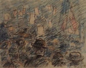 Le Defile by Louis Hayet