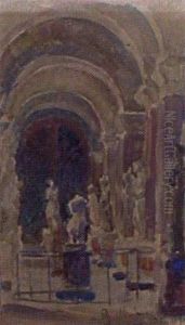 La Salle Des Sculptures Au Louvre