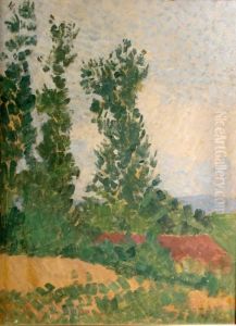 Maison Dans Les Arbres by Louis Hayet