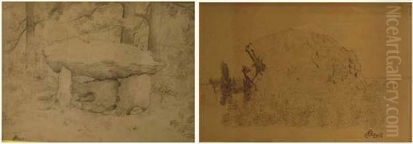 Ensemble De Cinq Dessins - view 1