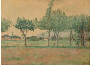 Paysage A La Bocca by Louis Hayet