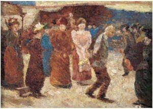 Place Animee by Louis Hayet