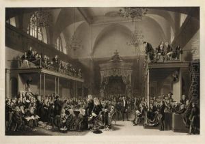 View Of The Interior Of The House Of Peers, During The Trial Ofqueen Caroline View Of The Interior Of The House Of Peers, During The Trial Ofqueen Caroline