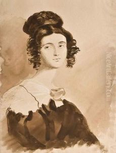 Portrait De Femme by Sir George Hayter