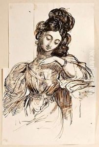 La Lettre Ou Portrait D'une Elegante La Lettre Ou Portrait D'une Elegante