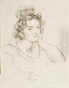 Portrait De Femme by Sir George Hayter