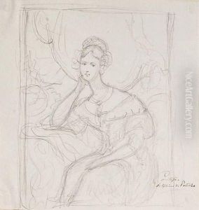 Portait De La Comtesse Delphine De Potocka