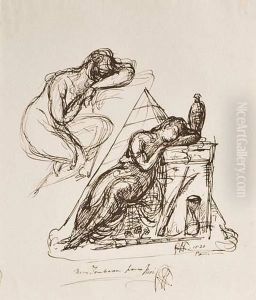 Projet Du Monument Funeraire De George Hayter by Sir George Hayter