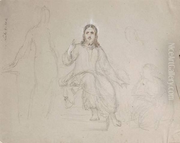 Jesus Entre Marthe Et Marie - view 1