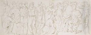 Bas Relief Antique by Sir George Hayter