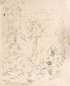 La Prophetie D'amos by Sir George Hayter