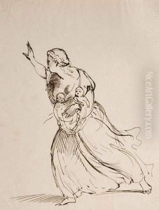Femme Fuyant Avec Deux Enfants Dans Les Bras Femme Fuyant Avec Deux Enfants Dans Les Bras