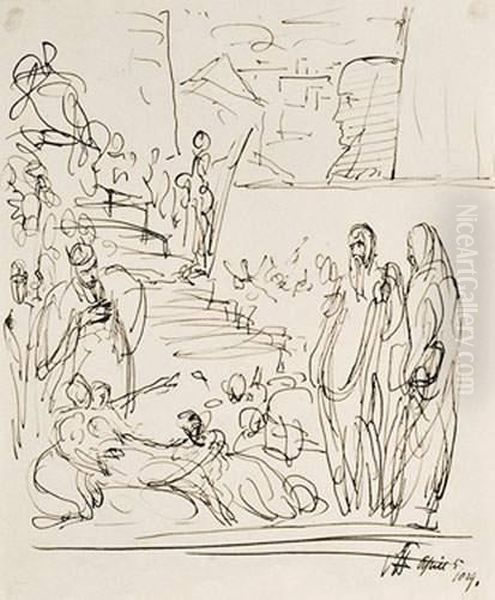 Scene D'histoire Ancienne En Egypte - view 1