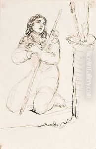 Pelerin En Priere by Sir George Hayter