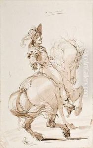 Gentilhomme A Cheval Ou L'adieu Gentilhomme A Cheval Ou L'adieu