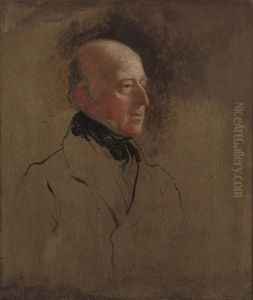 Portrait Study Of Admiral Sir Edward Codrington, Half-length by Sir George Hayter