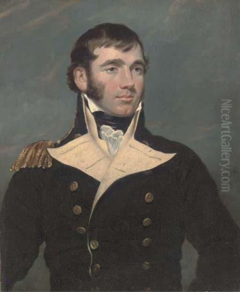 Portrait Of Captain Forster, Half-length, In Naval Uniform - view 1