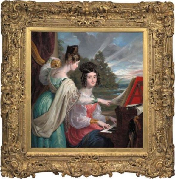 Portrait Of The Hon. Charlotte 
Stuart And The Hon. Louisa Stuart, Daughters Of Sir Charles Stuart, 
Baron Stuart Of Rothesay - view 1
