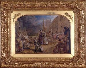 The Last Embrace Of Bishops Ridley And Latimer At Oxford