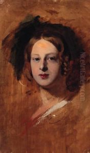 Portrait Study Of A Lady, Throught To Be Queen Victoria