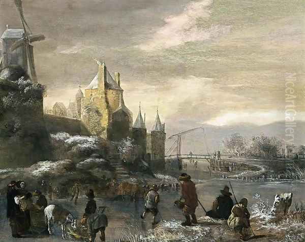 Winter Landscape with Skaters 2 - view 1