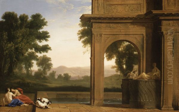 Classical Landscape with Figures - view 1