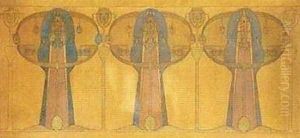 Design for Decorative Frieze by Frances MacNair