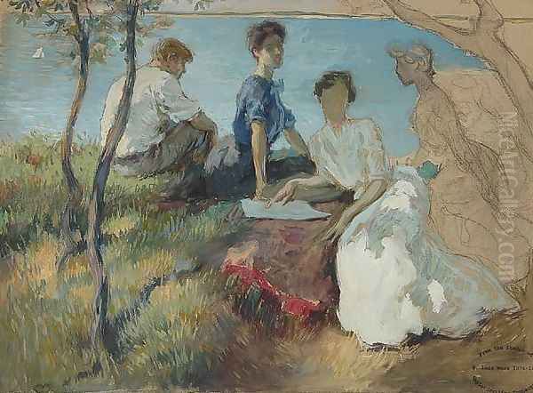 By the River, 1920 - view 1