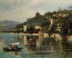 Lake Como by Gustave Mascart