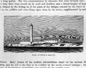 The Modern Lighthouse at Alexandria by Leopold Carl Muller