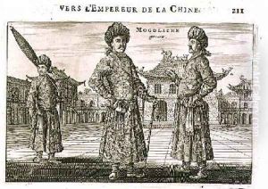 Mongolians from an account of a Dutch Embassy to China 1665 by Jacob van Meurs