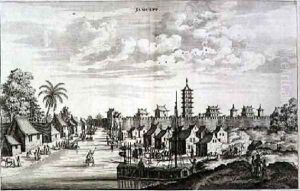 Jamcefu from an account of a Dutch Embassy to China 1665 by Jacob van Meurs